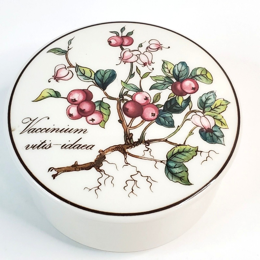 Villeroy & Boch Botanica Lingonberry Plant Floral Trinket Box w Lid  Luxembourg